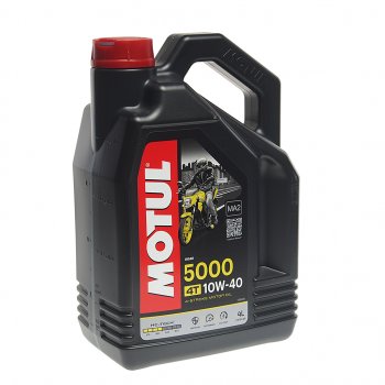 3 699 р. Масло моторное для 4-х тактных двигателей 5000 4T 10W40 псинт.4л MOTUL (104056). Увеличить фотографию 1