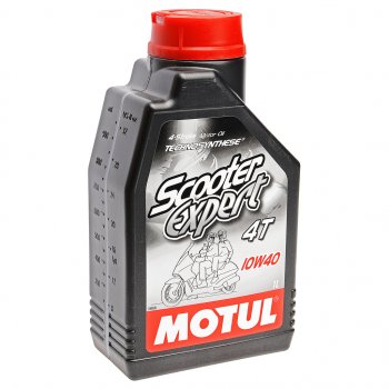 1 159 р. Масло моторное для 4-х тактных двигателей SCOOTER EXPERT 4T 10W40 псинт.1л MOTUL (105960). Увеличить фотографию 1