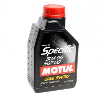 1 649 р. Масло моторное SPECIFIC VW 5040050700 5W30 синт.1л MOTUL (106374). Увеличить фотографию 1