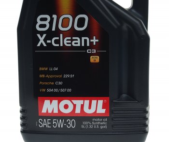 5 999 р. Масло моторное 8100 X-CLEAN+ 5W30 синт.5л MOTUL (106377). Увеличить фотографию 2