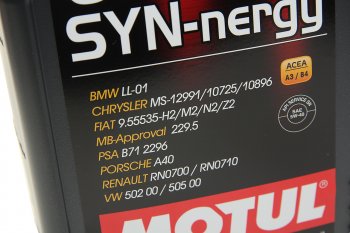 3 999 р. Масло моторное 6100 SYNERGIE 5W40 псинт.4л MOTUL (107978). Увеличить фотографию 2