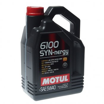 3 899 р. Масло моторное 6100 SYNERGIE 5W40 псинт.4л MOTUL (111862). Увеличить фотографию 1