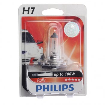 629 р. Лампа 12V H7 100W PX26d блистер (1шт.) Rally PHILIPS PHILIPS 12035rab1 (12035rab1). Увеличить фотографию 1