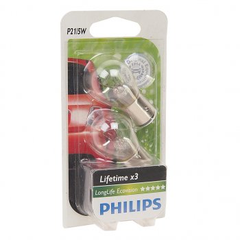 419 р. Лампа 12V P215W BAY15d блистер (2шт.) Long Life Eco Vision PHILIPS (12499llecob2). Увеличить фотографию 1