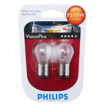 599 р. Лампа 12V P215W BAY15d +60% блистер (2шт.) VisionPlus PHILIPS (12499vpb2). Увеличить фотографию 1