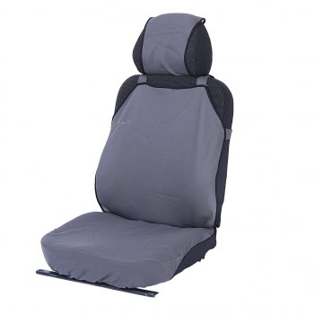 Универсальные чехлы сидений (майка, 7 предм., полиэстер) Start Plus GTL PSV JAC J7 лифтбэк (2020-2024)  (серый)
