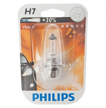 699 р. Лампа 12V H7 55W PX26d +30% блистер (1шт.) Premium PHILIPS (12972prb1). Увеличить фотографию 1