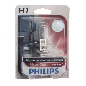 779 р. Лампа 24V H1 70W P14.5s блистер (1шт.) Master Duty PHILIPS (13258mdb1). Увеличить фотографию 1