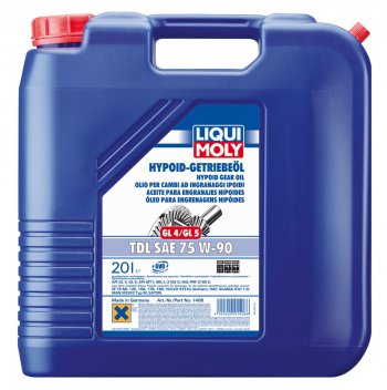 38 599 р. Масло трансмиссионное TDL GL45 75W90 псинт.20л LIQUI MOLY (1408). Увеличить фотографию 1