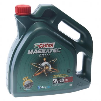 4 999 р. Масло дизельное MAGNATEC DIESEL DPF 5W40 синт.4л CASTROL (156edd). Увеличить фотографию 1