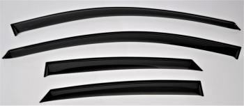 3 399 р. Комплект дефлекторов окон COMFORT  Ford Focus  3 (2010-2015) (черные). Увеличить фотографию 1