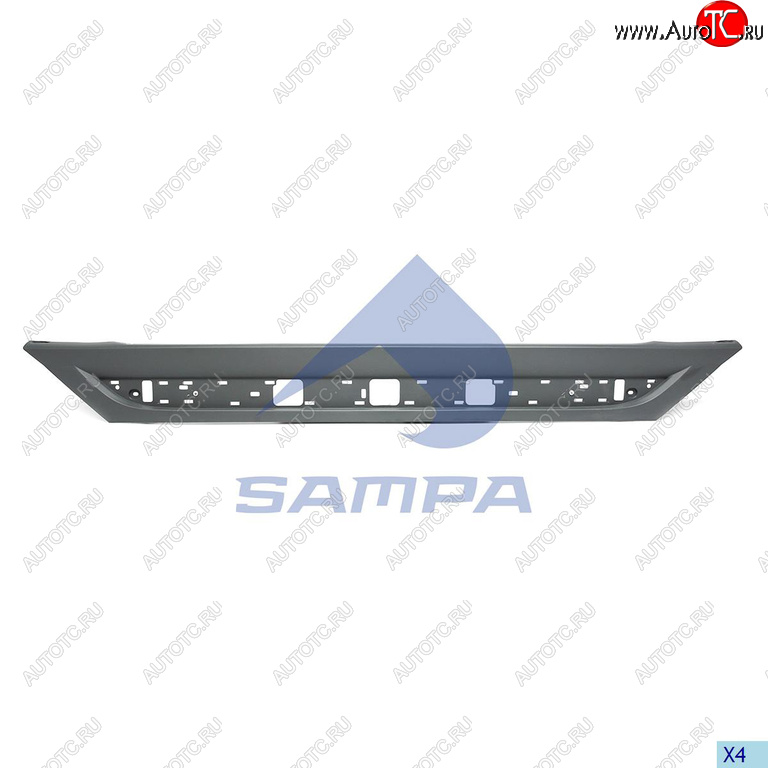 1 439 р. Спойлер бампера MERCEDES Actros MP3 переднего центральный (узкий) SAMPA (18100559)