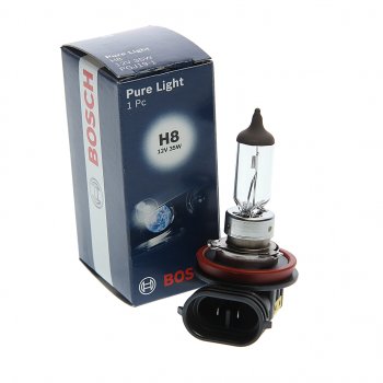 659 р. Лампа 12V H8 35W PGJ19 Pure Light BOSCH (1987302081). Увеличить фотографию 1