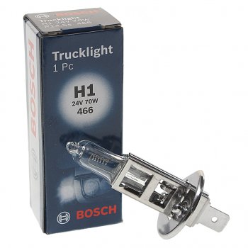 249 р. Лампа 24V H1 70W P14.5s Trucklight BOSCH (1987302411). Увеличить фотографию 1