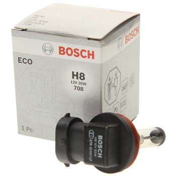 499 р. Лампа 12V H8 35W PGJ19-1 Eco BOSCH (1987302805). Увеличить фотографию 2