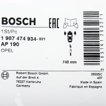 629 р. Датчик износа тормозных колодок OPEL Omega B (94-01) передний BOSCH BOSCH 1987474934 (1987474934). Увеличить фотографию 6