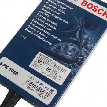 539 р. Ремень приводной поликлиновой 4PK1060 BOSCH BOSCH 1987948365 (1987948365). Увеличить фотографию 2