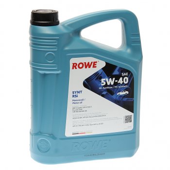 4 999 р. Масло моторное HIGHTEC SYNT RSi A3B4SNCF 5W40 синт.4л ROWE (20068-0040-99). Увеличить фотографию 1
