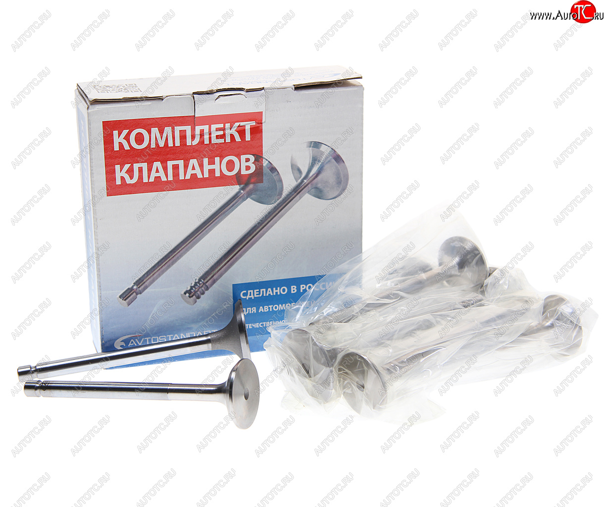 2 369 р. Клапан впусквыпуск ВАЗ-2101-2107 комплект 8шт. AVTOSTANDART (21010-1007010-99)