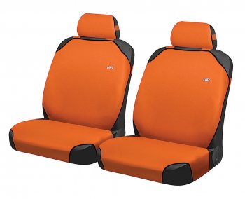 629 р. Универсальные чехлы сидений (майка, 4 предм., полиэстер) Perfect Front CARFASHION Honda Shuttle (1995-2000) (оранжевый). Увеличить фотографию 1