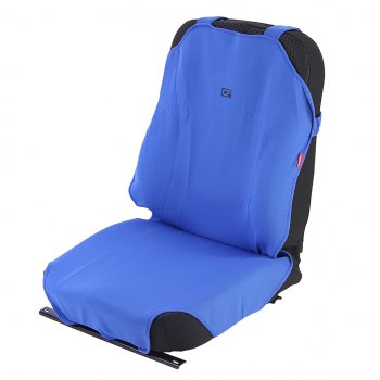Универсальные чехлы сидений (майка, 7 предм., полиэстер) CARFASHION Chevrolet Malibu 9 (2016-2024)  (синие)