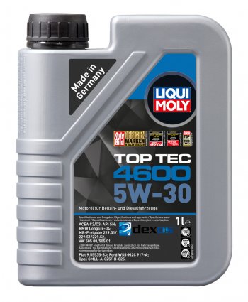 1 689 р. Масло моторное TOP TEC 4600 5W30 синт.1л LIQUI MOLY (2315). Увеличить фотографию 1