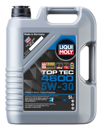 7 549 р. Масло моторное TOP TEC 4600 5W30 синт.5л LIQUI MOLY (2316). Увеличить фотографию 1