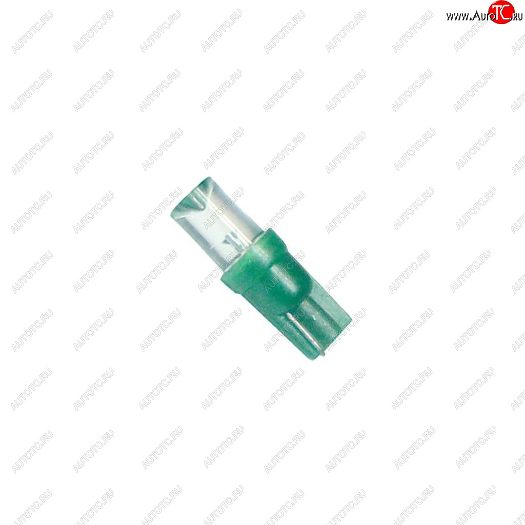 4 р. Лампа светодиодная 12V W1.2W Bax8.5d Cone Green MEGAPOWER (30413g)