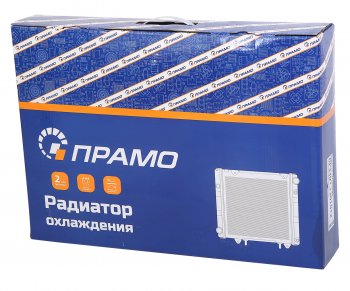 3 799 р. Радиатор ГАЗ-3302 алюминиевый 2-х рядный НО ПРАМО (3302-1301012). Увеличить фотографию 5