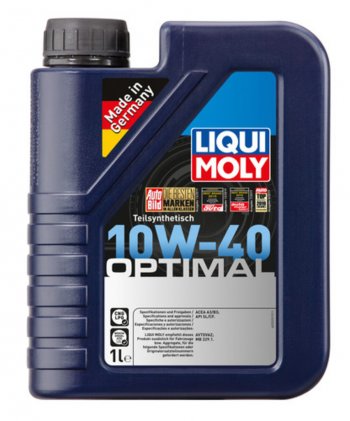 1 259 р. Масло моторное OPTIMAL 10W40 псинт.1л LIQUI MOLY (3929). Увеличить фотографию 1