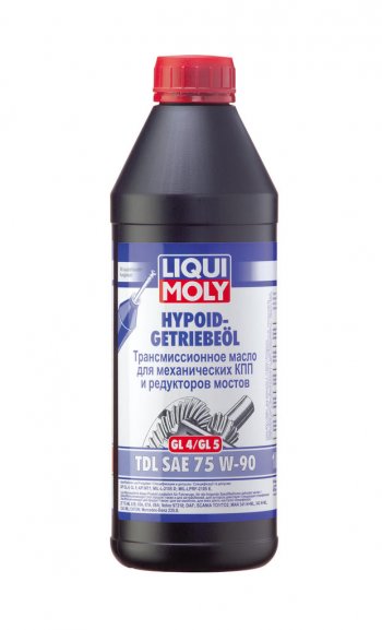 2 359 р. Масло трансмиссионное TDL HYPOID-GETRIEBEOIL GL45 75W90 псинт.1л LIQUI MOLY (3945). Увеличить фотографию 1