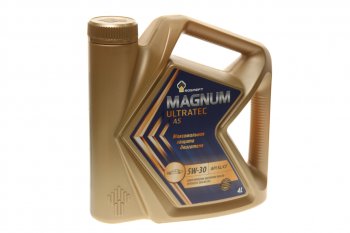 3 199 р. Масло моторное MAGNUM Ultratec A5 5W30 SLCFA5B5 синт.4л РОСНЕФТЬ (40816542). Увеличить фотографию 1