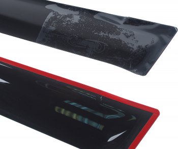 3 399 р. Комплект дефлекторов окон COMFORT  Skoda Yeti (2009-2013) (черные). Увеличить фотографию 1