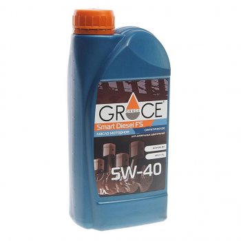 759 р. Масло дизельное Smart Diesel FS 5W40 синт.1л GRACE (4603728811895). Увеличить фотографию 1