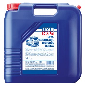 21 699 р. Масло моторное LKW-LEICHTLAUF 10W40 синт.20л LIQUI MOLY (4743). Увеличить фотографию 1