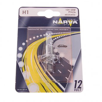 219 р. Лампа 12V H1 55W P14.5s блистер (1шт.) Standard NARVA (483204000). Увеличить фотографию 1