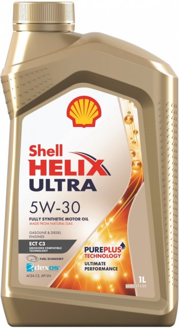 1 339 р. Масло моторное HELIX ULTRA ECT 5W30 C3SN синт.1л SHELL (550046369). Увеличить фотографию 1