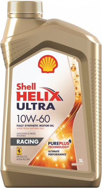 1 699 р. Масло моторное HELIX ULTRA RACING 10W60 A3B4SN синт.1л SHELL (550046411). Увеличить фотографию 1