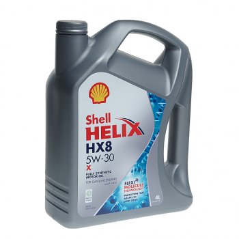 2 379 р. Масло моторное HELIX HX-8 5W30 синт.4л (Уценка замята) SHELL (550061565). Увеличить фотографию 1