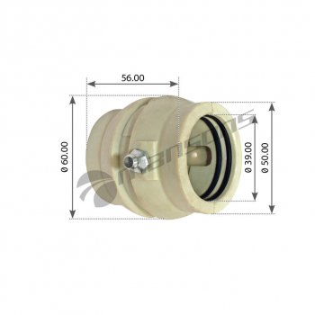 122 р. Втулка SAF ROR вала тормозного (39x59x56мм) MANSONS (600.002). Увеличить фотографию 1
