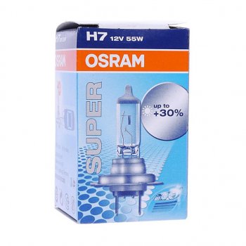 489 р. Лампа 12V H7 55W PX26d +30% Super OSRAM (64210sup). Увеличить фотографию 2