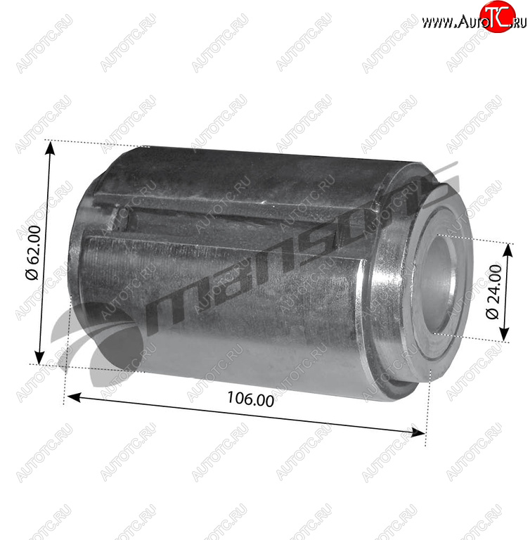 549 р. Сайлентблок MERCEDES Actros рессоры MANSONS (700.141)