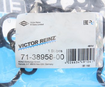 1 469 р. Прокладка крышки клапанной AUDI A4 (08-15),A6 (06-) правой VICTOR REINZ (71-38958-00). Увеличить фотографию 3