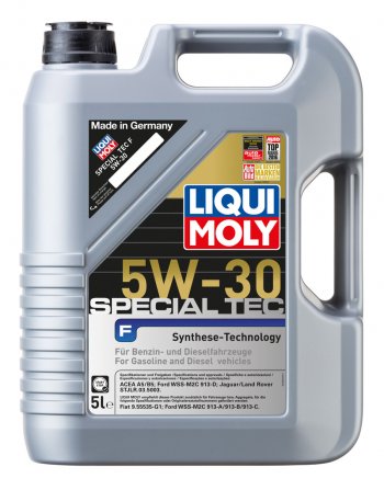 6 999 р. Масло моторное SPECIAL TEC F A5B5 5W30 синт.5л LIQUI MOLY (8064). Увеличить фотографию 1