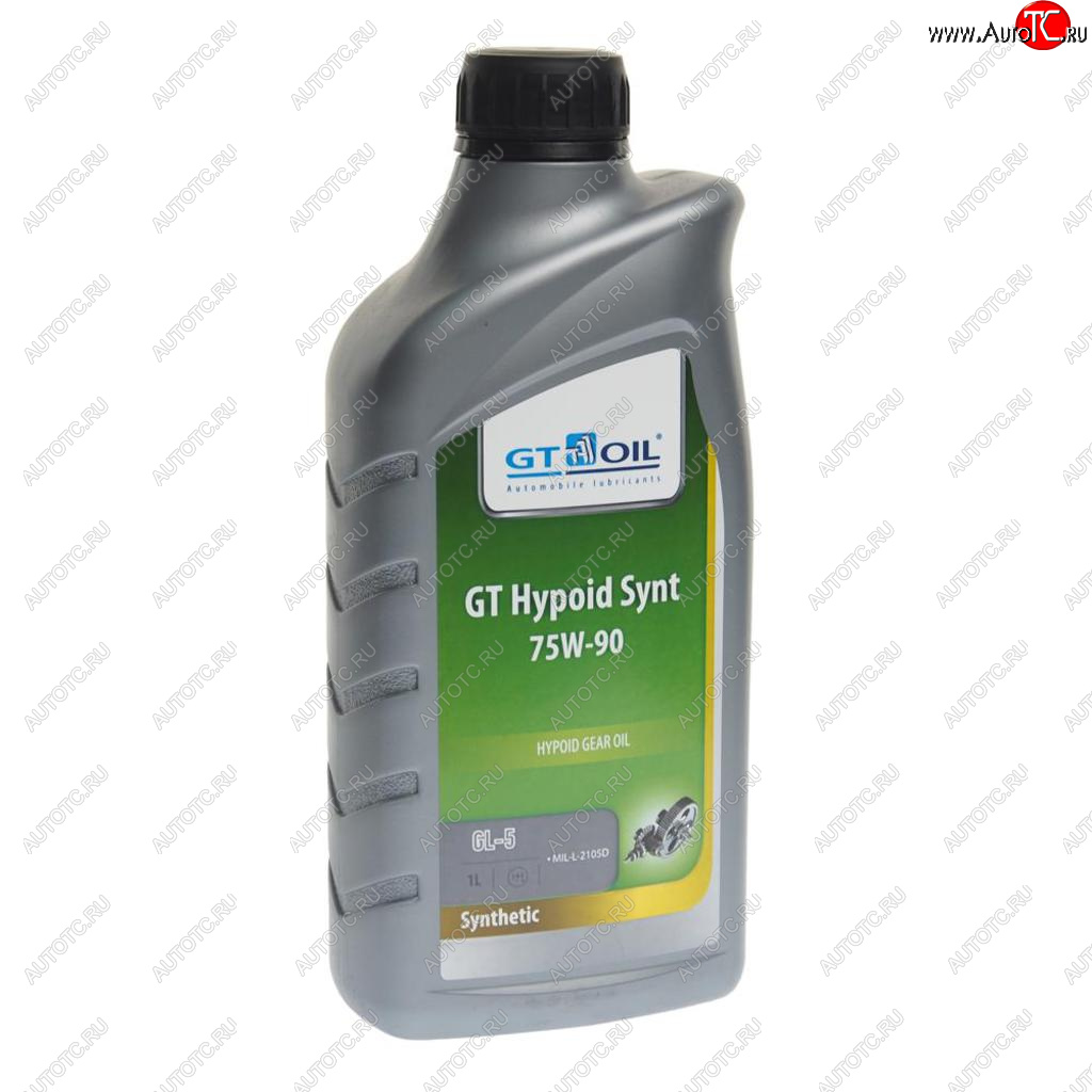 1 199 р. Масло трансмиссионное GT Hypoid Synt 75W90 GL-5 синт.1л GT OIL (8809059407868)