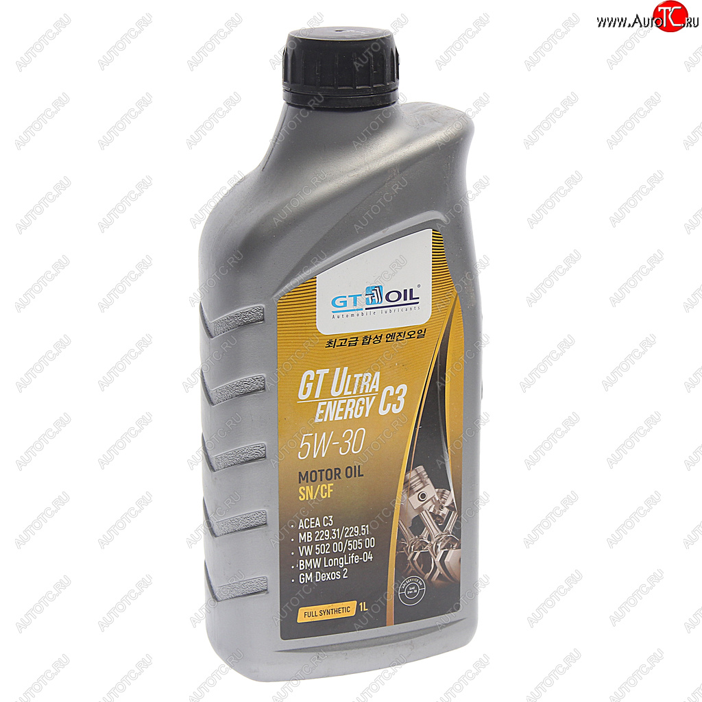 1 259 р. Масло моторное GT Ultra Energy C3  5W30 синт.1л GT OIL (8809059407929)