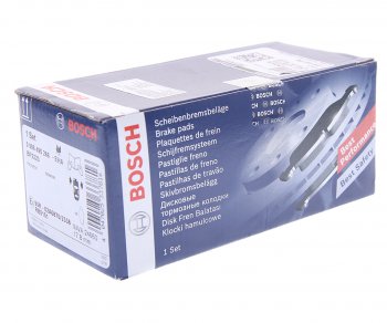 3 079 р. Колодки тормозные PEUGEOT 308 (07-),3008 (09-) передние (4шт.) BOSCH BOSCH 0986495266 (0986495266). Увеличить фотографию 3