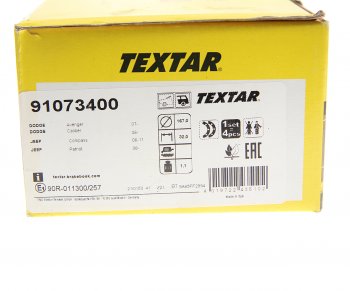 3 689 р. Колодки тормозные MITSUBISHI Lancer (08-),Outlander XL (06-12) задние барабанные (4шт.) TEXTAR TEXTAR 91073400 (91073400). Увеличить фотографию 3