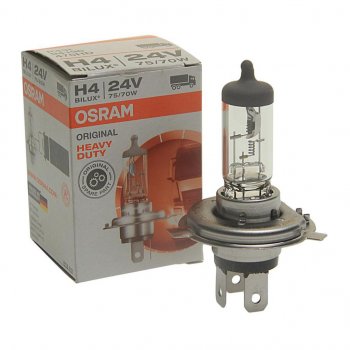 679 р. Лампа 24V H4 7570W P43t-38 Heavy Duty OSRAM (94196). Увеличить фотографию 1