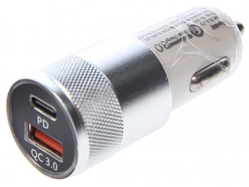 589 р. Устройство зарядное в прикуриватель 1USB + 1 Type C 12V FAISON FAISON a-23 white (a-23 white). Увеличить фотографию 1